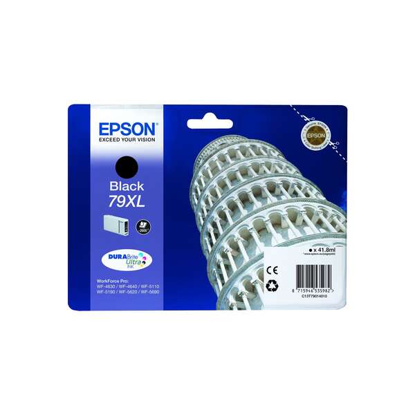 CARTUCHO ORIGINAL Epson T7901 (79XL) Negro Cartucho de Tinta Original - C13T79014010