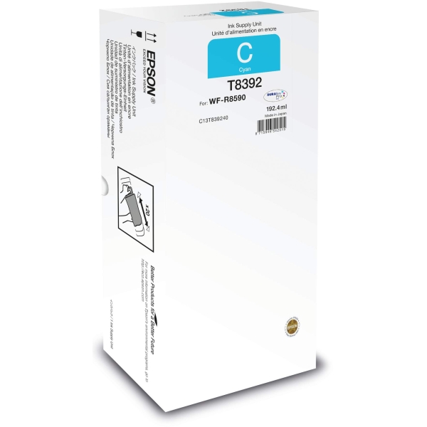 CARTUCHO ORIGINAL Epson T8392 XL Cyan Cartucho de Toner Original - C13T83924N