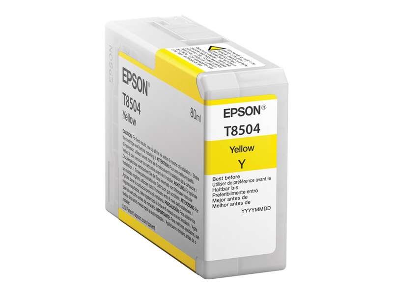 CARTUCHO ORIGINAL Epson T8504 Amarillo Cartucho de Tinta Original - C13T850400