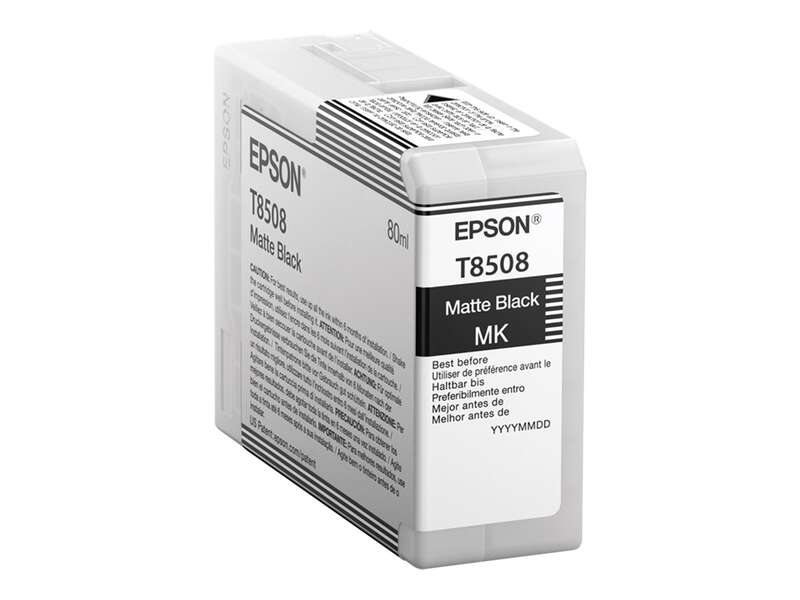 CARTUCHO ORIGINAL Epson T8508 Negro Mate Cartucho de Tinta Original - C13T850800
