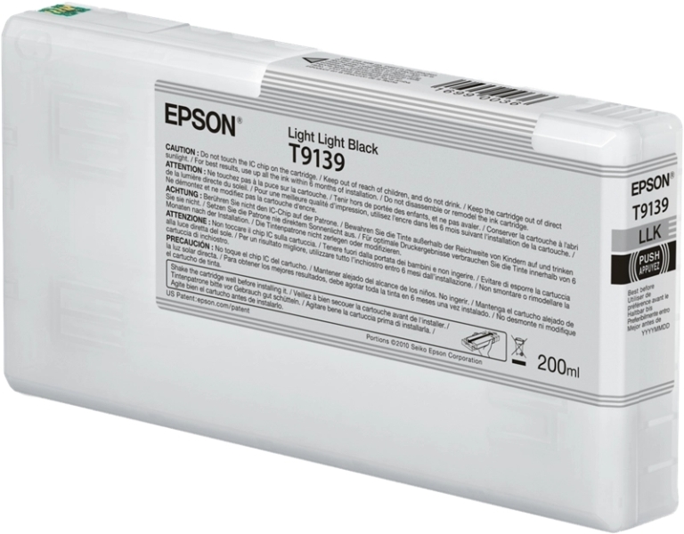 CARTUCHO ORIGINAL Epson T9139 Negro Light Light Cartucho de Tinta Original - C13T913900