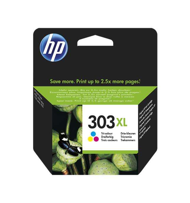 CARTUCHO ORIGINAL HP 303XL Color Cartucho de Tinta Original - T6N03AE
