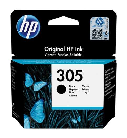 CARTUCHO ORIGINAL HP 305 Negro Cartucho de Tinta Original - 3YM61AE