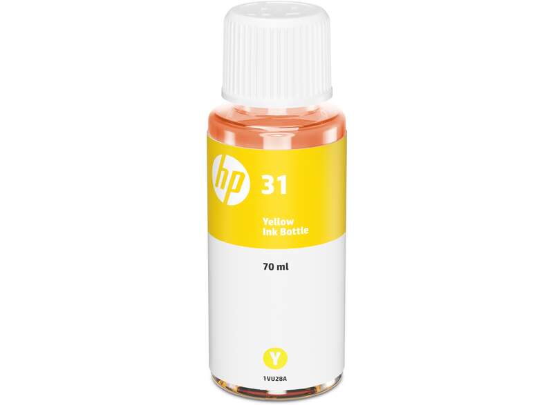 CARTUCHO ORIGINAL HP 31 Amarillo Botella de Tinta Original - 1VU28AE