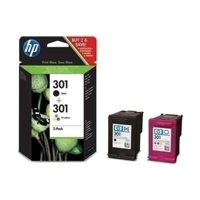 CARTUCHO ORIGINAL HP 62 Negro + Color Pack de 2 Cartuchos de Tinta Originales - N9J71AE