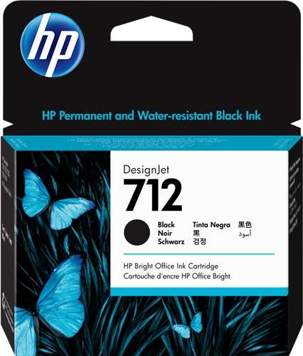 CARTUCHO ORIGINAL HP 712XL Negro Cartucho de Tinta Original - 3ED71A