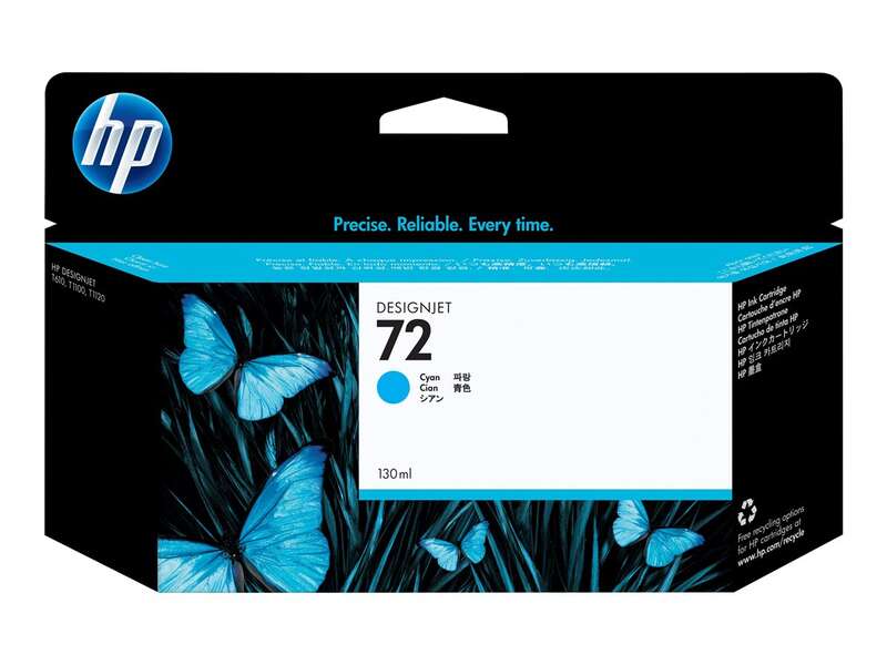 CARTUCHO ORIGINAL HP 72 Cyan Cartucho de Tinta Original - C9371A