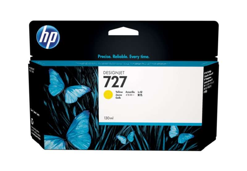 CARTUCHO ORIGINAL HP 727 Amarillo Cartucho de Tinta Original - B3P21A
