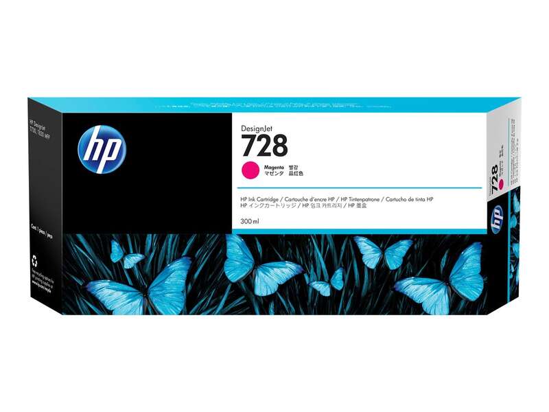CARTUCHO ORIGINAL HP 728 Magenta Cartucho de Tinta Original - F9K16A