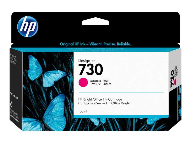 CARTUCHO ORIGINAL HP 730 Magenta Cartucho de Tinta Original - P2V63A