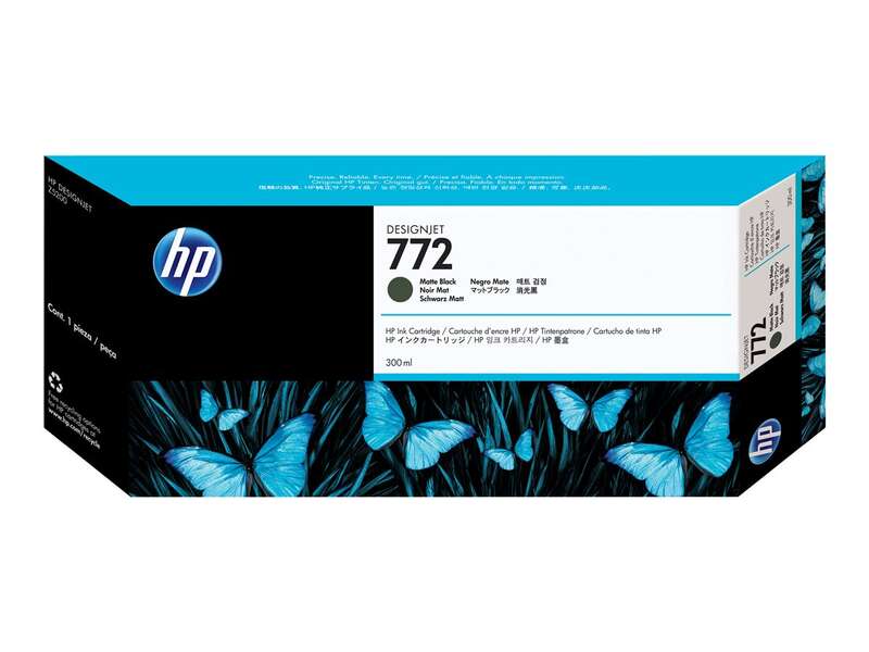 CARTUCHO ORIGINAL HP 772 Negro Mate Cartucho de Tinta Original - CN635A
