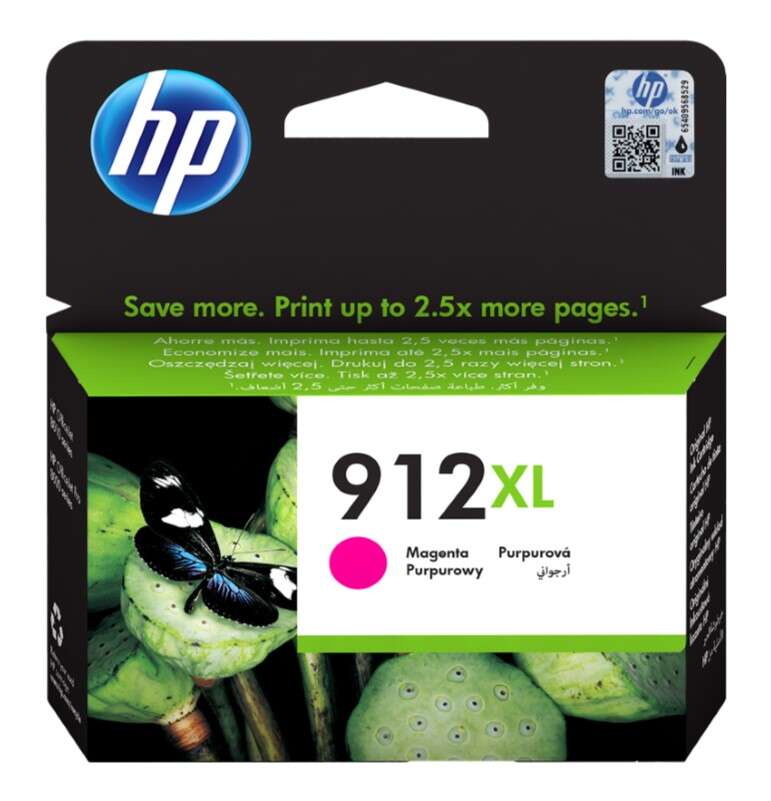 CARTUCHO ORIGINAL HP 912XL Magenta Cartucho de Tinta Original - 3YL82AE