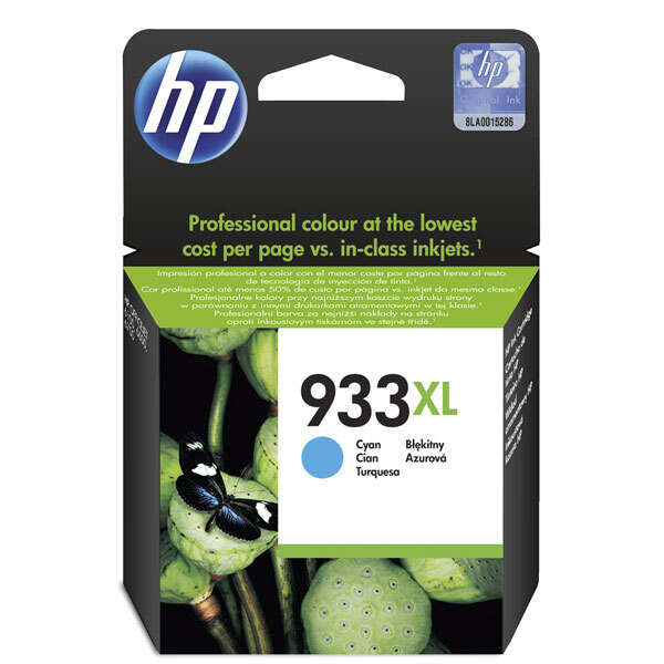 CARTUCHO ORIGINAL HP 933XL Cyan Cartucho de Tinta Original - CN054AE