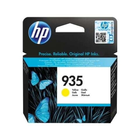 CARTUCHO ORIGINAL HP 935 Amarillo Cartucho de Tinta Original - C2P22AE
