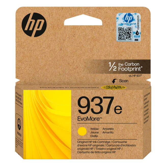 CARTUCHO ORIGINAL HP 937e XL Amarillo Cartucho de Tinta Original - 4S6W8NE