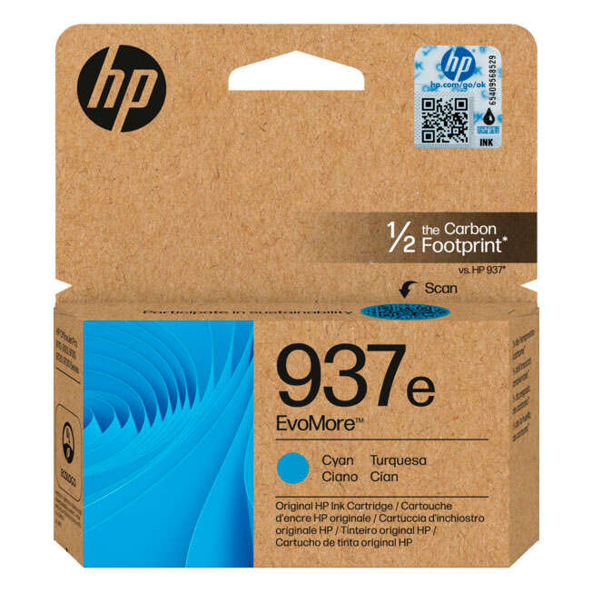 CARTUCHO ORIGINAL HP 937e XL Cyan Cartucho de Tinta Original - 4S6W6NE