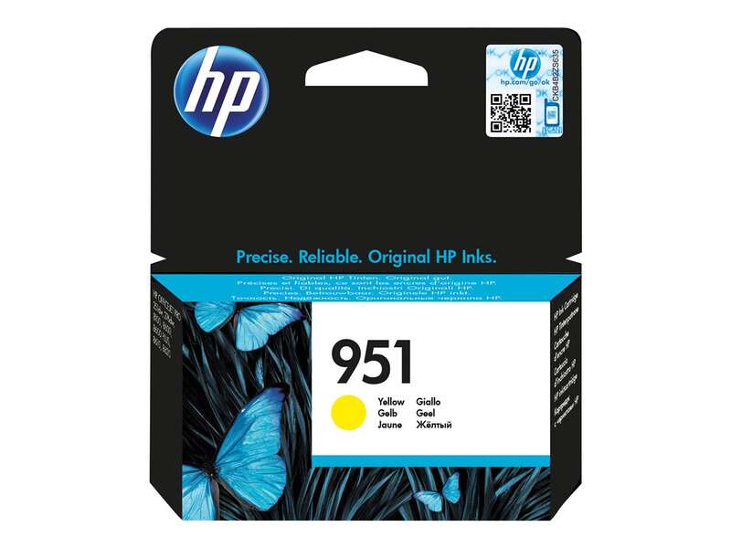 CARTUCHO ORIGINAL HP 951 Amarillo Cartucho de Tinta Original - CN052AE