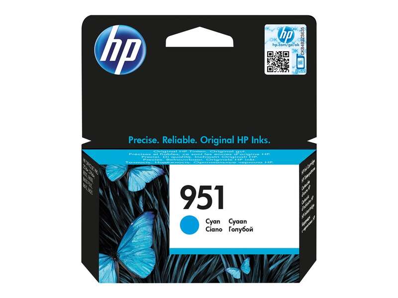 CARTUCHO ORIGINAL HP 951 Cyan Cartucho de Tinta Original - CN050AE