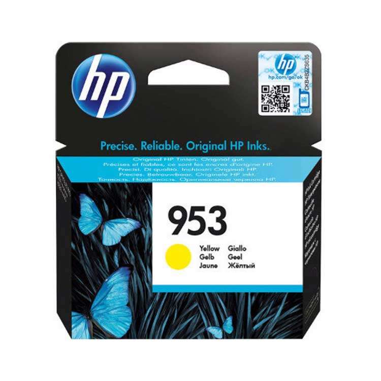 CARTUCHO ORIGINAL HP 953 Amarillo Cartucho de Tinta Original - F6U14AE