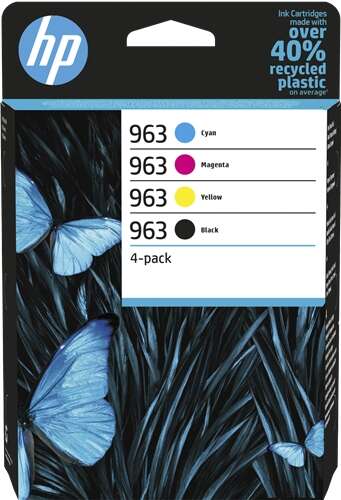 CARTUCHO ORIGINAL HP 963 Pack de 4 Cartuchos de Tinta Originales - 6ZC70AE