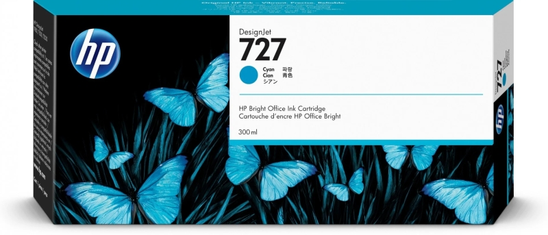 CARTUCHO ORIGINAL HP F9J76A Cyan Cartucho de Tinta Original - 727