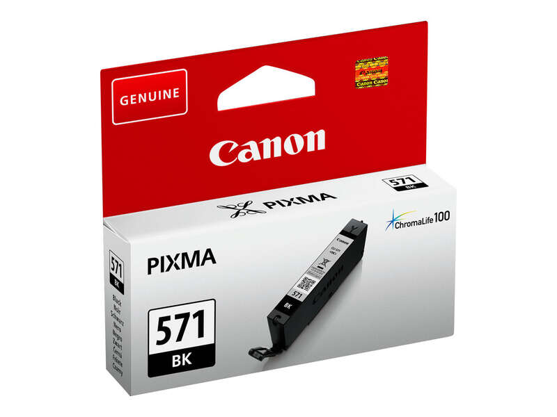 CARTUCHO ORIGINALCanon CLI571 Negro Cartucho de Tinta Original - 0385C001