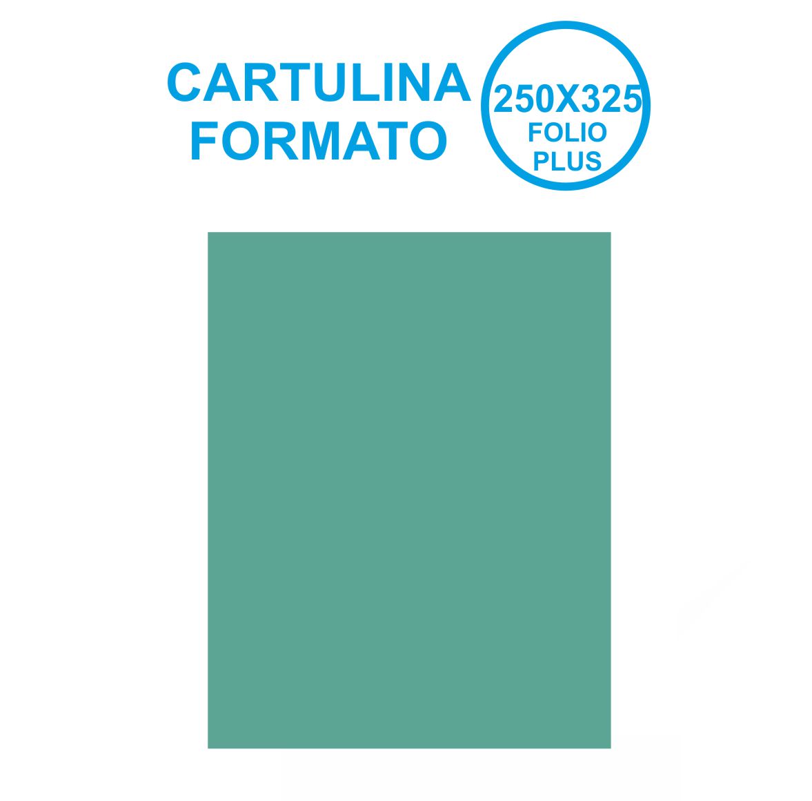 CARTULINA 250X325MM AZUL CLARO REF: 4103553