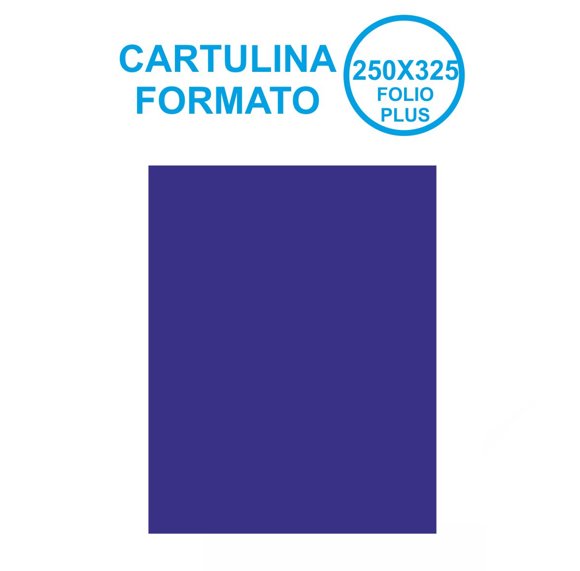 CARTULINA 250X325MM AZUL MARINO REF: 4103554