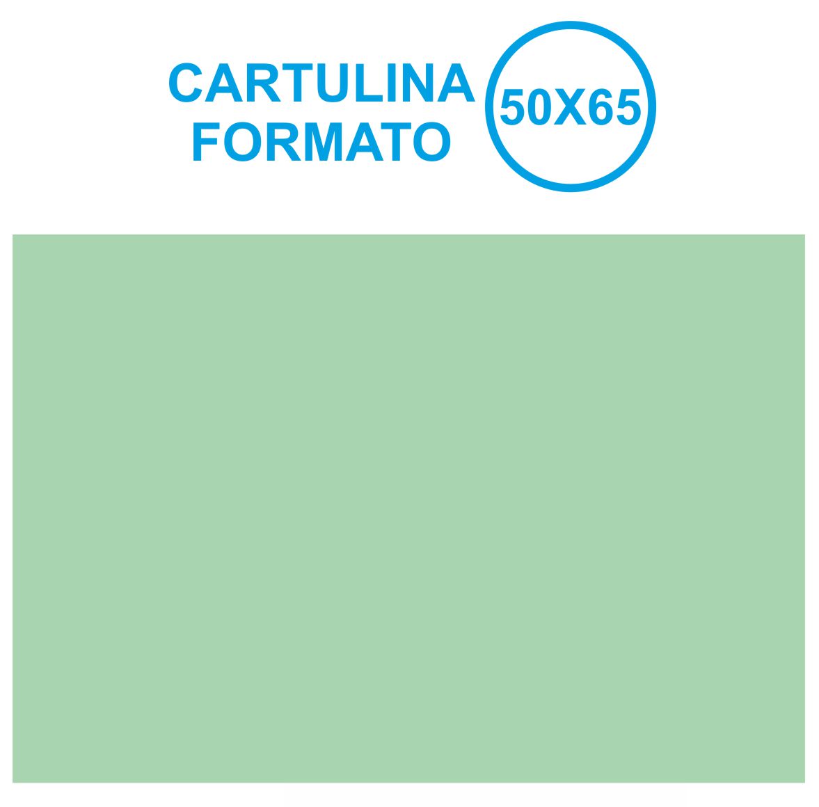 CARTULINA 50X65 AZUL CIELO