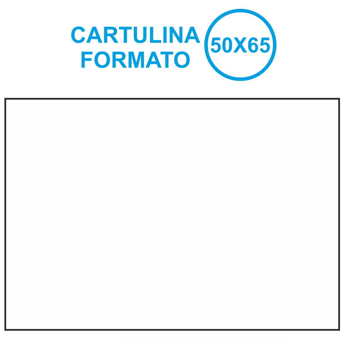 CARTULINA 50X65 BLANCA