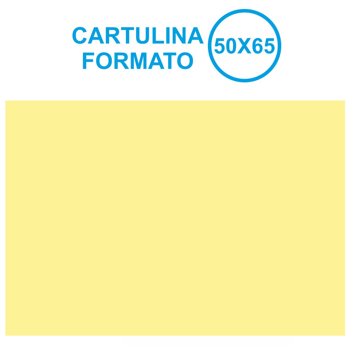 CARTULINA 50X65 CREMA