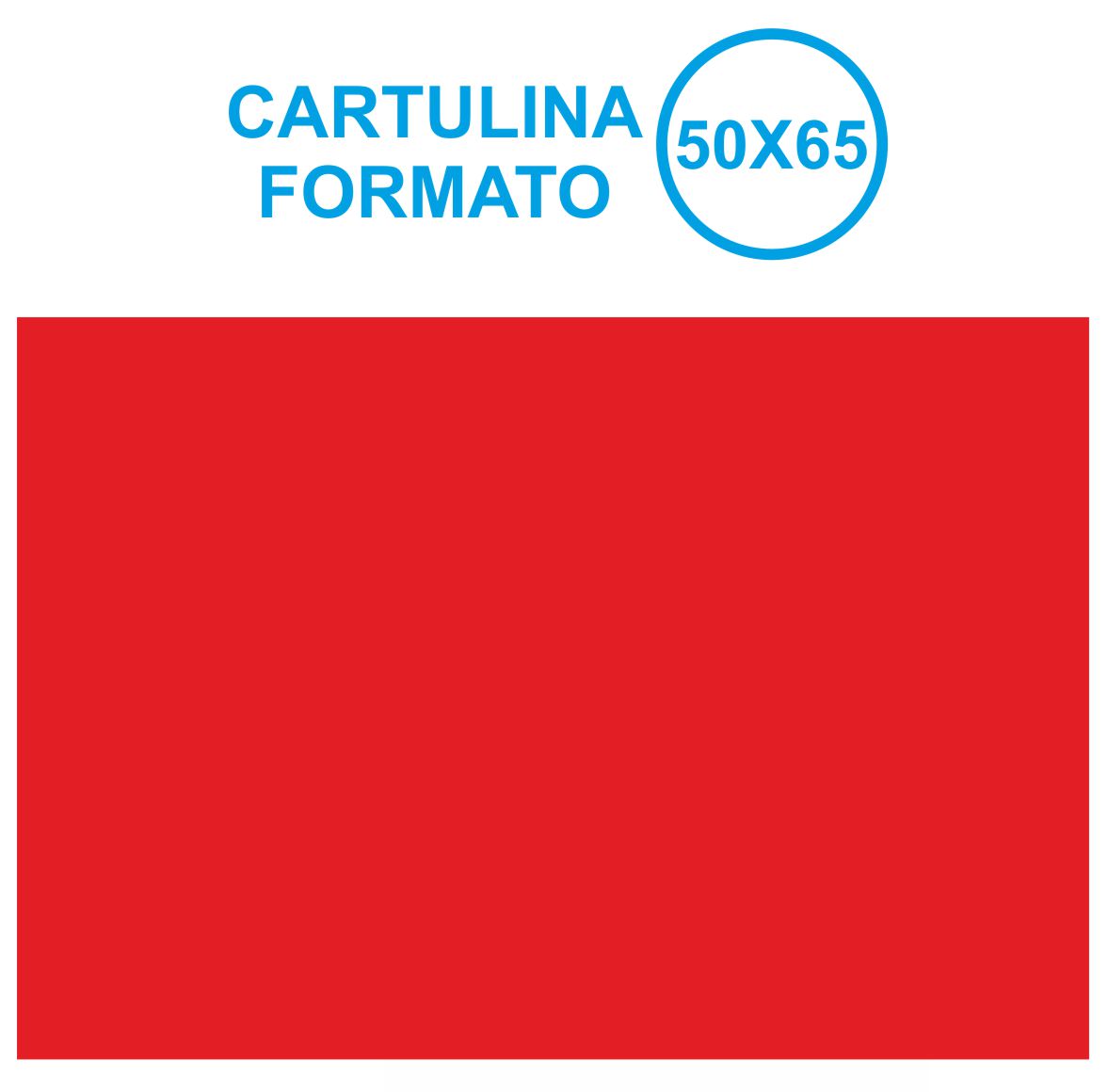 CARTULINA 50X65 ROJO