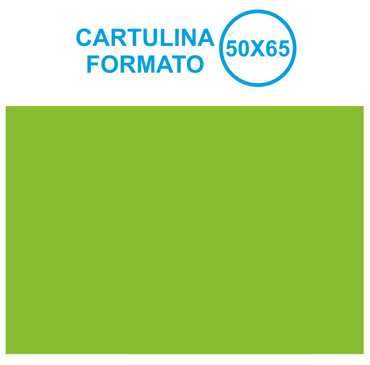 CARTULINA 50X65 VERDE MEDIO