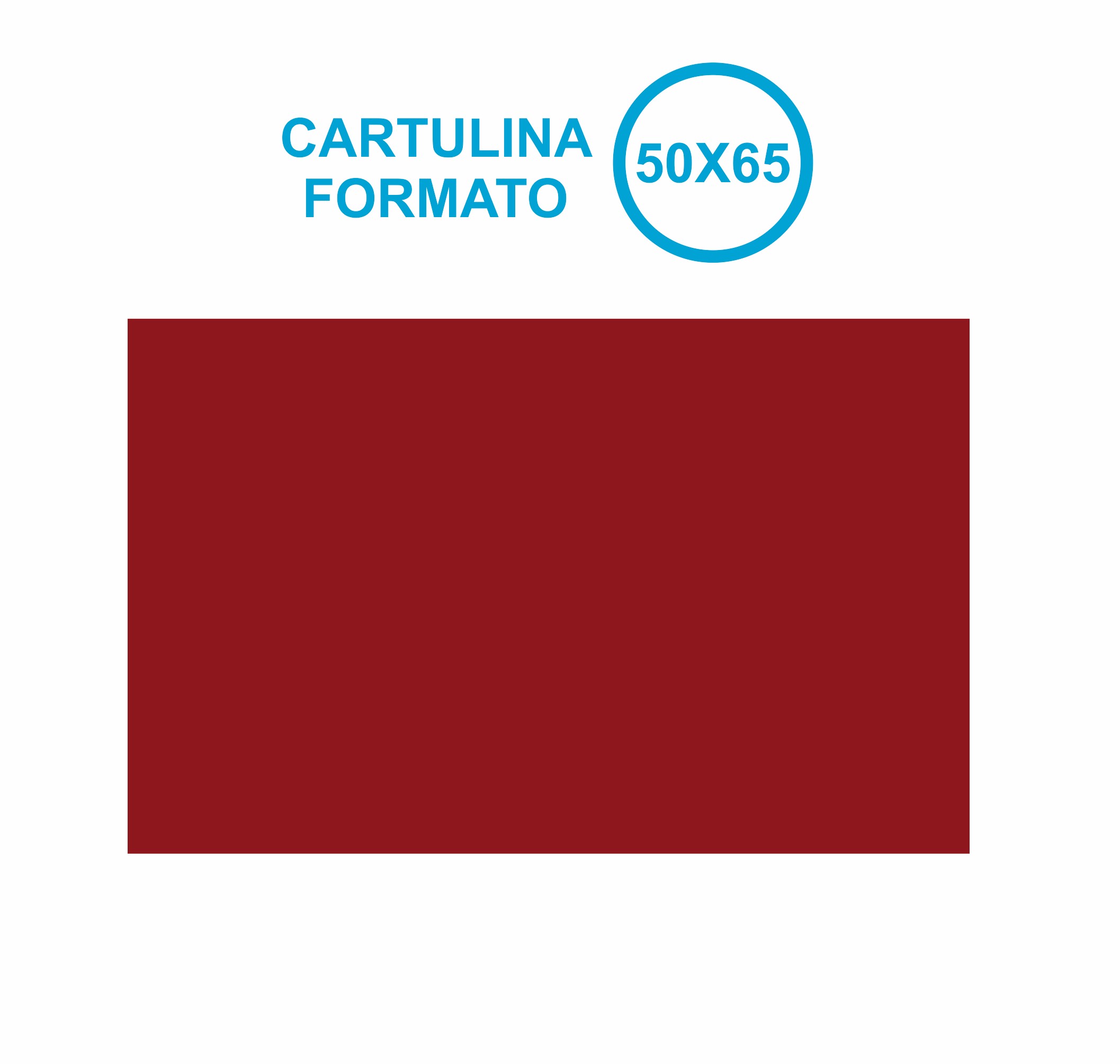 CARTULINA 50X65CM ***BURDEOS ROJO NAVIDAD*** REF: 18642
