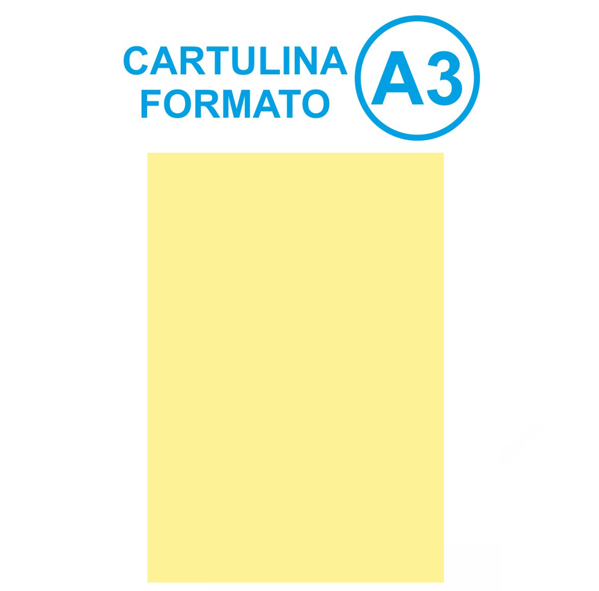 CARTULINA A3 CREMA