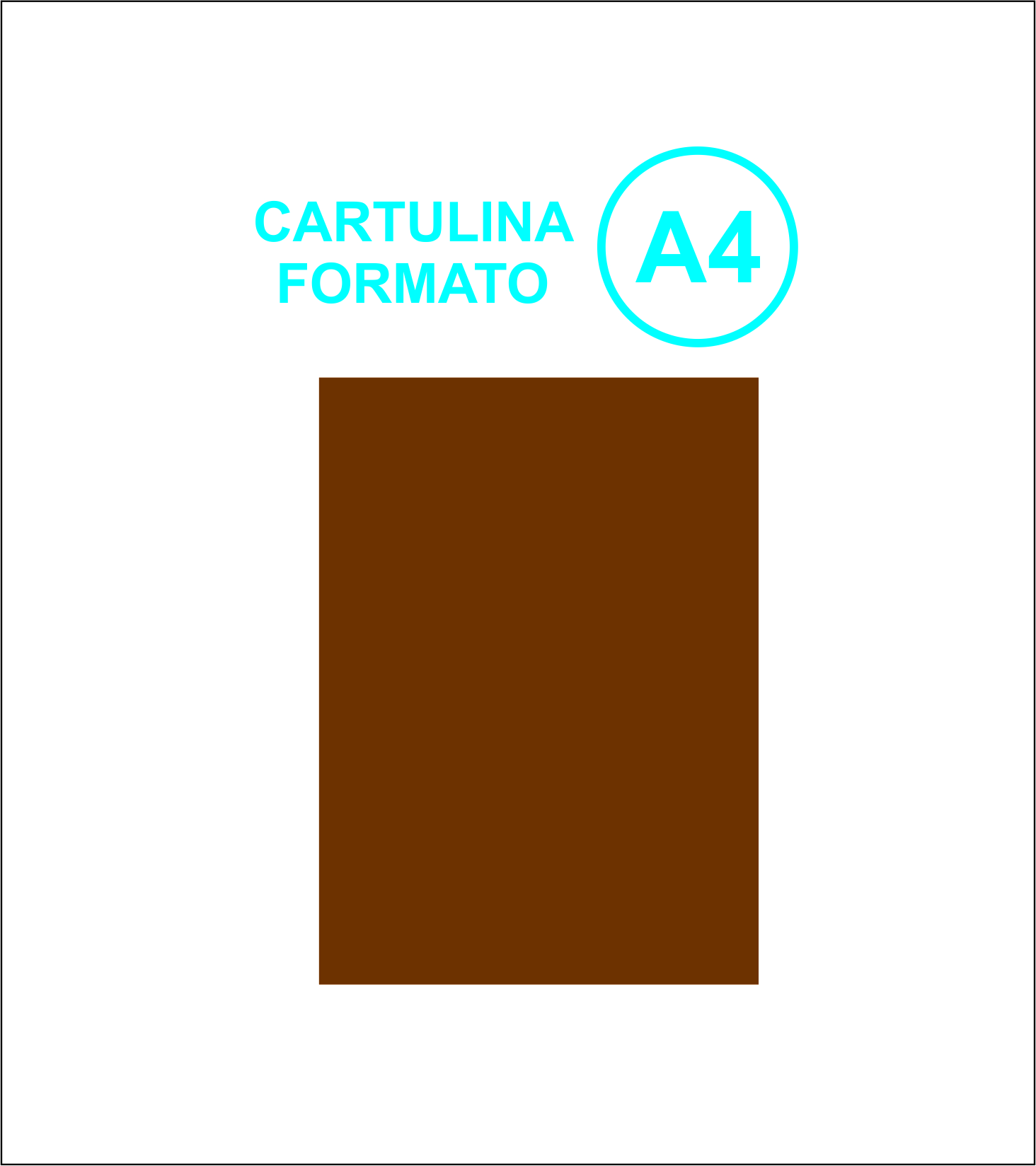 CARTULINA A4 ***MARRON OSCURO*** REF: 15468