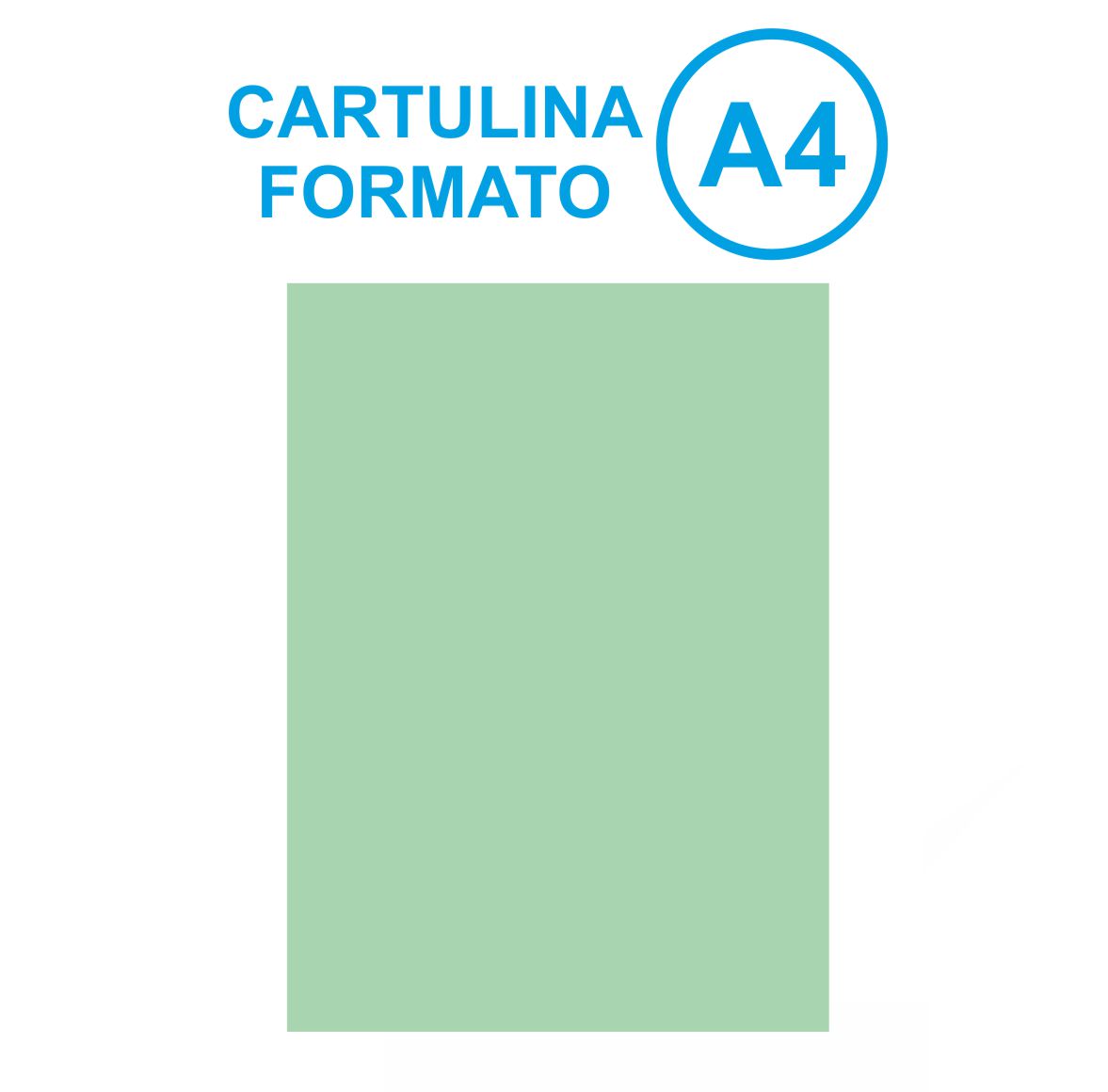 CARTULINA IRIS A4 AZUL CLARO