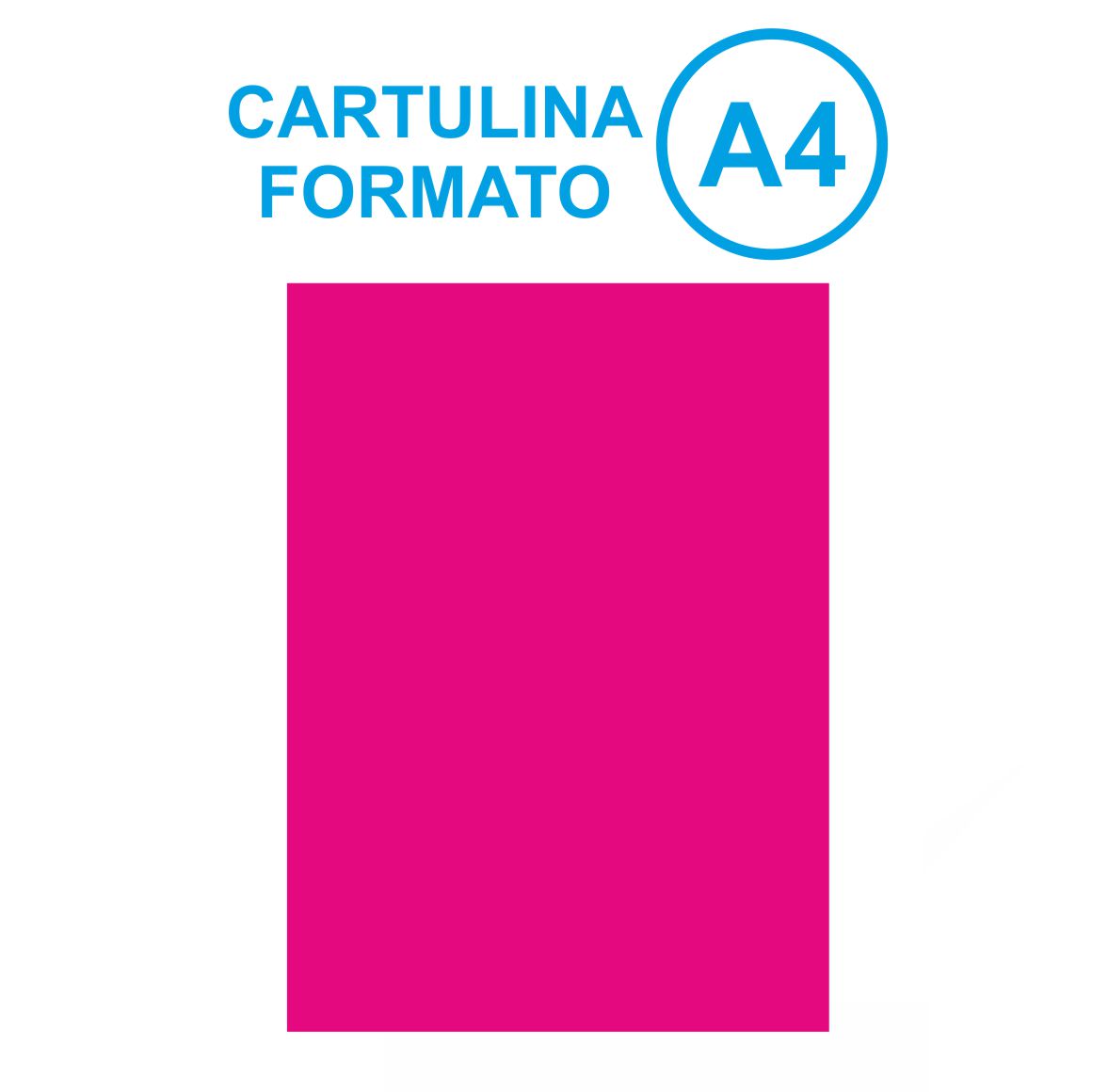 CARTULINA IRIS A4 FUCSIA