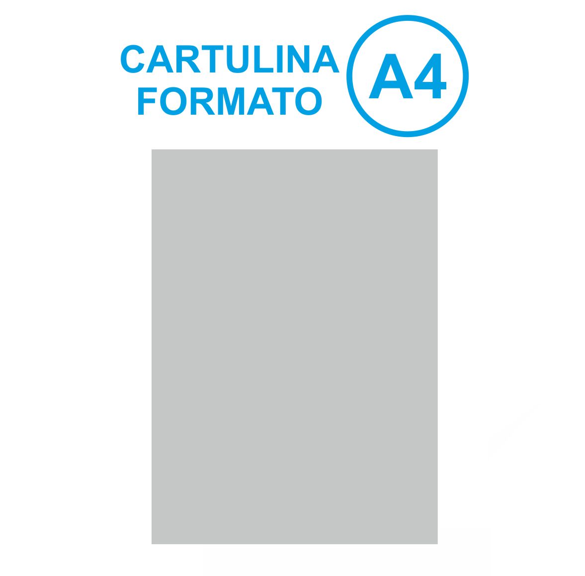 CARTULINA IRIS A4 GRIS CLARO