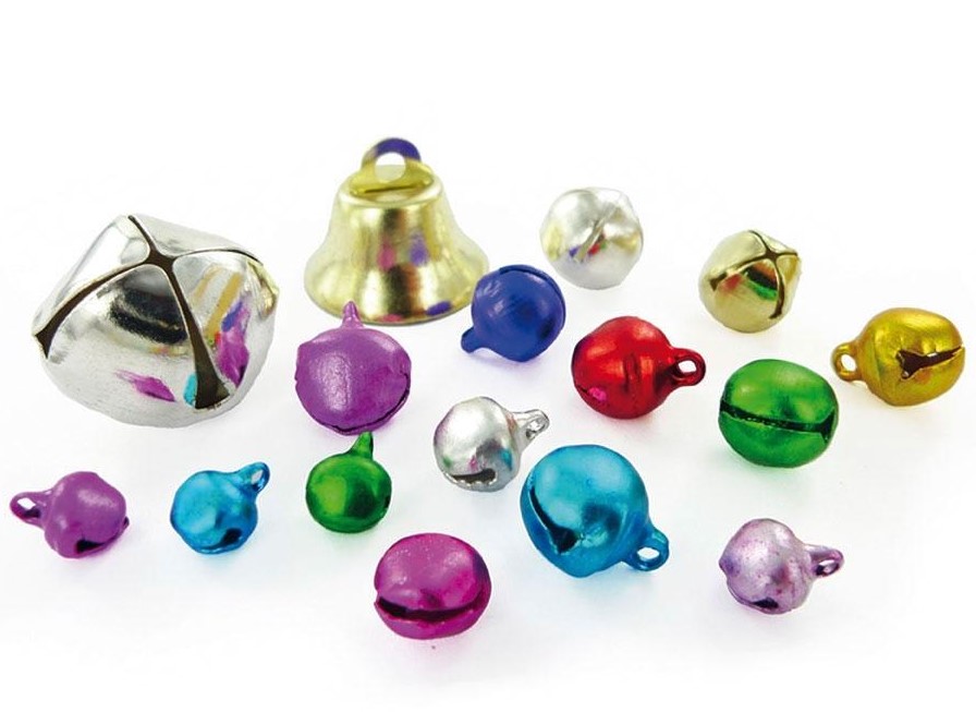 CASCABELES MIX DE TALLAS Y COLORES DE TAMAÑO SURTIDO DESDE 19 A 6MM BOLSA DE 250 UNIDADES REF: E7241