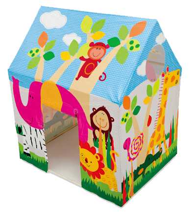 CASITA JUEGO PVC ANIMALES DE 95X75X107CM REF. I- 45642