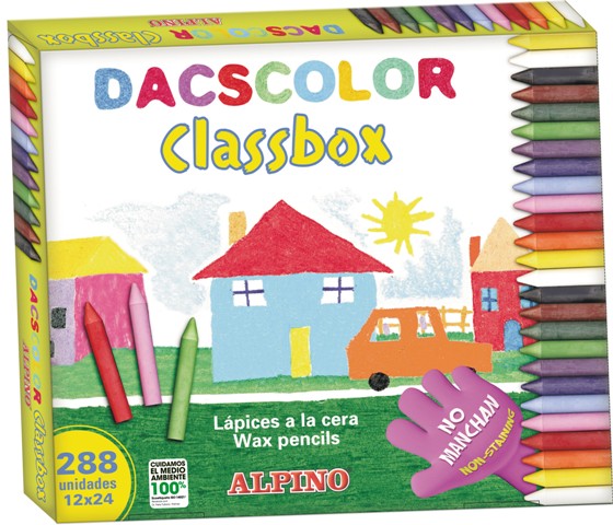 CERAS DACS COLOR PACK ECONOMICO 288 UDS CAJA DE CARTÓN REF: DC000016