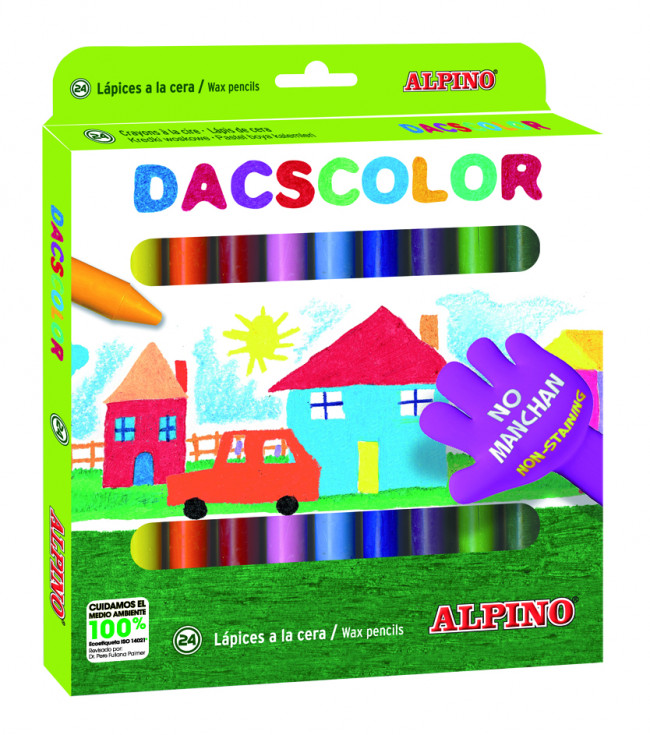 CERAS DACS COLOR SEMI-BLANDAS ESTUCHE 24 CERAS DC050295