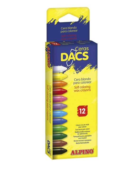 CERAS DACS ESTUCHE 12 COLORES  REF: DA050290