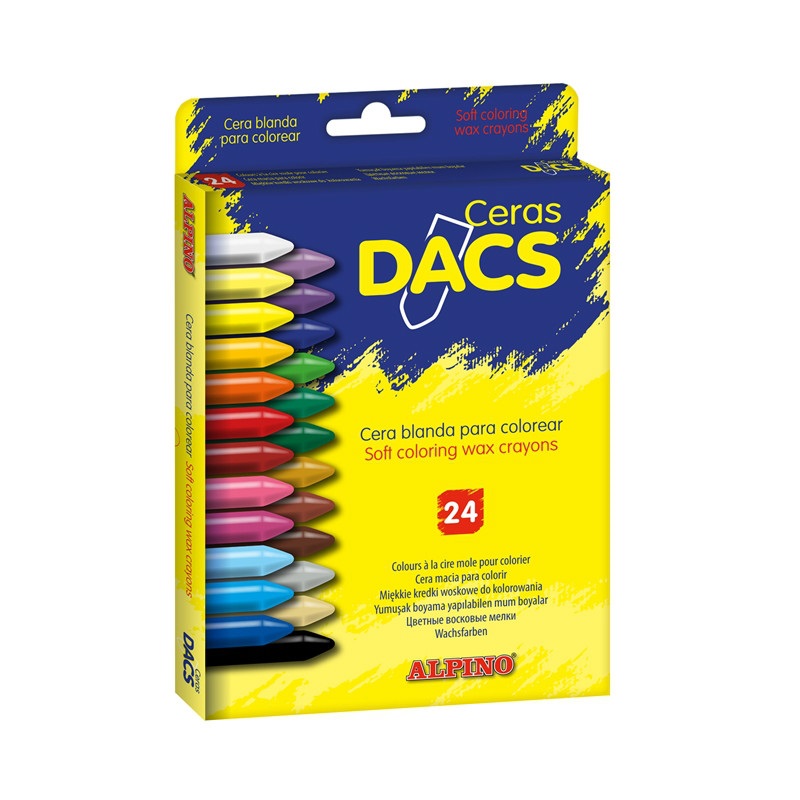 CERAS DACS ESTUCHE 24 COLORES REF: DA050295