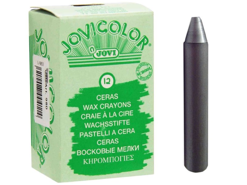 CERAS JOVICOLOR PLATA CAJA 12 UNIDADES REF: 973/38