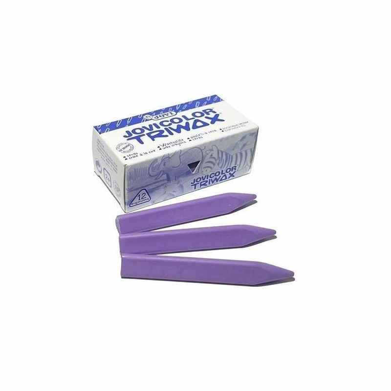 CERAS JOVICOLOR TRIWAX LILA CAJA 12 UNIDADES REF: 973/09