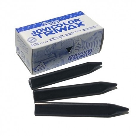 CERAS JOVICOLOR TRIWAX NEGRO CAJA 12 UNIDADES   973/10