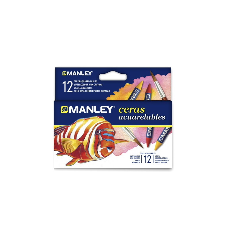 CERAS MANLEY ACUARELABLES 12 COLORES REF: 412