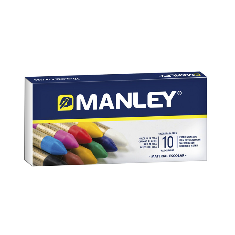 CERAS MANLEY ESTUCHE DE 10 COLORES REF. 110